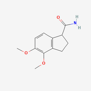 4,5-Dimethoxyindane-1-carboxamide