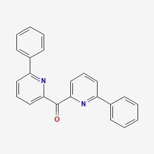 molecular formula C23H16N2O B8404107 Bis(6-phenyl-2-pyridinyl)methanone 
