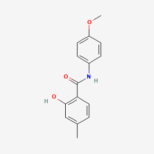 Benzamide, 2-hydroxy-N-(4-methoxyphenyl)-4-methyl-