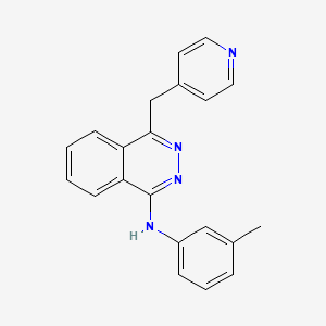 1-(3-Methylanilino)-4-(4-pyridylmethyl)phthalazine