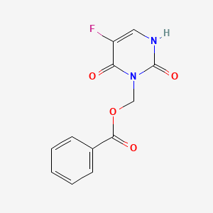 molecular formula C12H9FN2O4 B8404199 3-Benzoyloxymethyl-5-fluorouracil 
