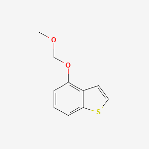 molecular formula C10H10O2S B8404207 4-(Methoxymethyloxy)benzo(b)thiophene 