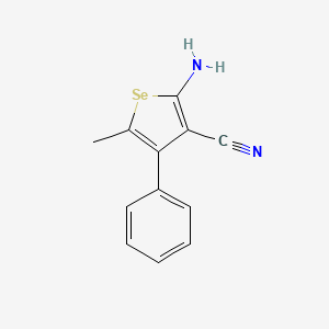 2-Amino-5-methyl-4-phenylselenophene-3-carbonitrile