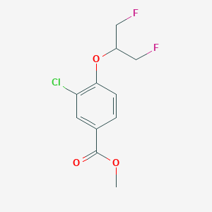 Methyl 3-chloro-4-(1,3-difluoropropan-2-yloxy)benzoate