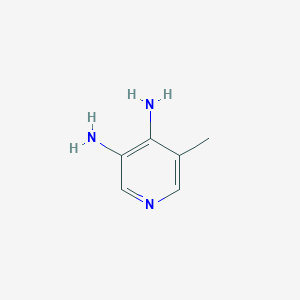 molecular formula C6H9N3 B084045 5-甲基吡啶-3,4-二胺 CAS No. 13958-86-6