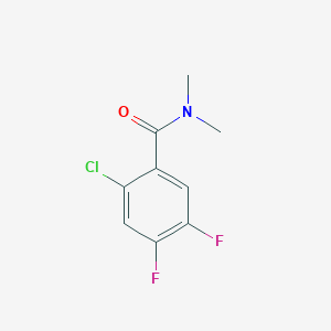 molecular formula C9H8ClF2NO B8404501 2-chloro-4,5-difluoro-N,N-dimethylbenzamide 