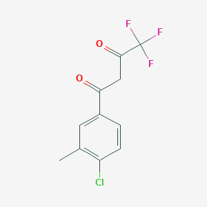 1,3-Butanedione, 1-(4-chloro-3-methylphenyl)-4,4,4-trifluoro-
