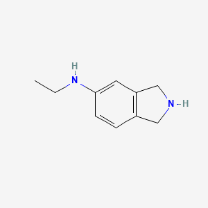 molecular formula C10H14N2 B8404512 5-Ethylaminoisoindoline CAS No. 127168-69-8