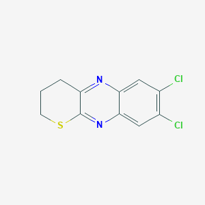 6,7-dichloro-3,4-dihydro-2H-1-thia-9,10-diaza-anthracene