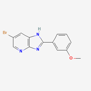 6-bromo-2-(3-methoxyphenyl)-1H-imidazo[4,5-b]pyridine