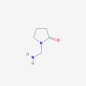 molecular formula C5H10N2O B8404712 1-Aminomethyl-2-pyrrolidinone 