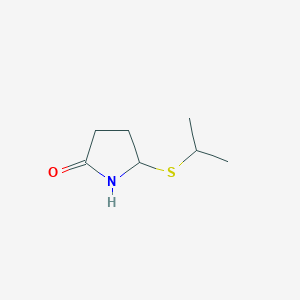 5-Isopropylthio-pyrrolidin-2-one