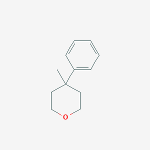 molecular formula C12H16O B8405048 4-Methyl-4-phenyl-tetrahydro-pyran 
