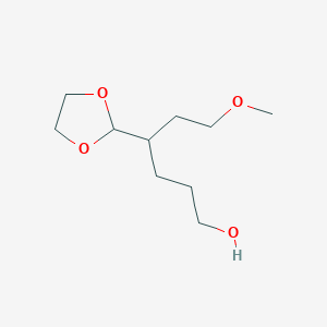 4-(1,3-Dioxolan-2-yl)-6-methoxyhexan-1-ol