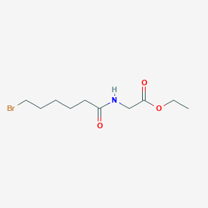N-(6-bromohexanoyl)-glycine, ethyl ester