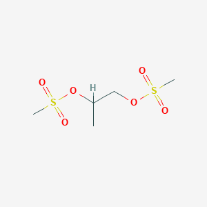 molecular formula C5H12O6S2 B8405174 1,2-Bis(methanesulfonyloxy)-propane CAS No. 26439-20-3