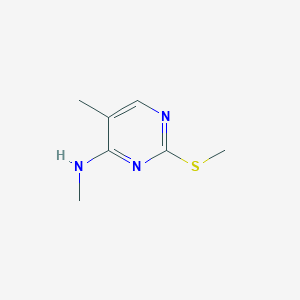 2-Methylsulphenyl-4-methylamino-5-methyl-pyrimidine