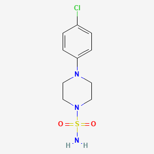 [4-(4-Chlorophenyl)piperazine-1-sulfonyl]amine