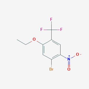 Benzene, 1-bromo-5-ethoxy-2-nitro-4-(trifluoromethyl)-