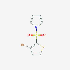 B8405266 N-(3-bromothiophene-2-sulfonyl)pyrrole CAS No. 184040-76-4