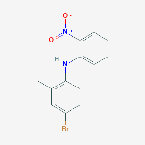 molecular formula C13H11BrN2O2 B8405267 N-(2-Nitrophenyl)-4-bromo-2-methyl-aniline 