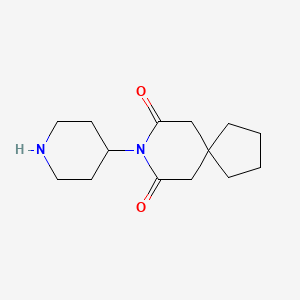 8-(4-Piperidinyl)-8-azaspiro[4,5]decan-7,9-dione