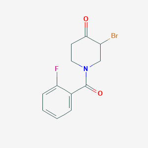 3-Bromo-1-(2-fluorobenzoyl)-4-piperidinone