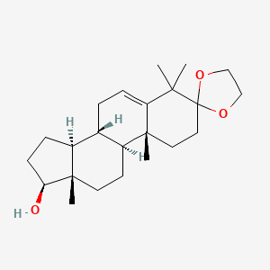 3,3-Ethylenedioxy-4,4-dimethyl-5-androsten-17beta-ol