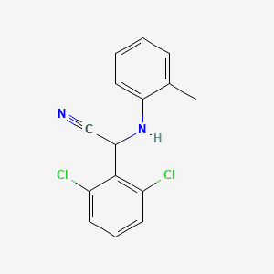 2,6-Dichloro-alpha-[(2-methylphenyl)amino]benzeneacetonitrile