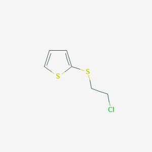 Thiophene, 2-[(2-chloroethyl)thio]-