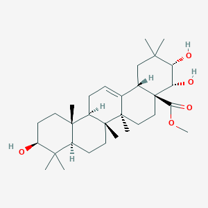 molecular formula C31H50O5 B084055 Entagenic acid methyl ester CAS No. 13843-95-3