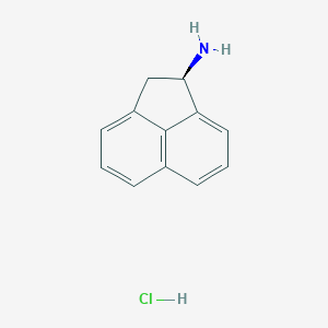 molecular formula C12H12ClN B8405513 (R)-1,2-Dihydroacenaphthylen-1-amine hydrochloride 