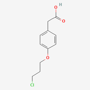[p-(3-Chloropropoxy)phenyl]acetic acid