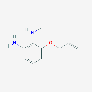 molecular formula C10H14N2O B8405559 1-Allyloxy-2-methylamino-3-aminobenzene 