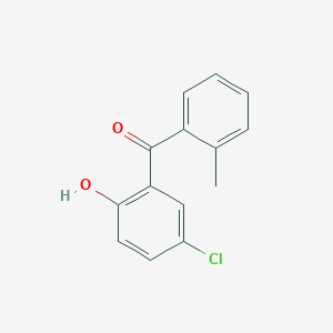 molecular formula C14H11ClO2 B8405586 5-Chloro-2-hydroxy-2'-methylbenzophenone 