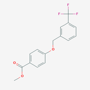 4-(3-Trifluoromethyl-benzyloxy)-benzoic acid methyl ester