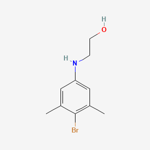 molecular formula C10H14BrNO B8405709 2-(4-Bromo-3,5-dimethyl-phenylamino)-ethanol 