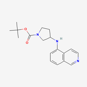 Tert-butyl 3-(isoquinolin-5-ylamino)pyrrolidine-1-carboxylate