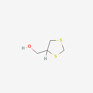 molecular formula C4H8OS2 B8405781 1,3-Dithiolane-4-methanol CAS No. 5862-51-1