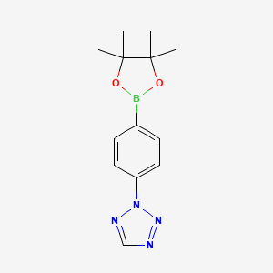 2-[4-(4,4,5,5-Tetramethyl-1,3,2-dioxaborolan-2-yl)phenyl]-2H-tetrazole