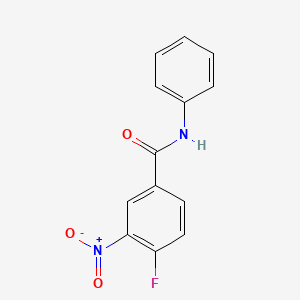 4-fluoro-3-nitro-N-phenyl-benzamide