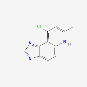 9-Chloro-2,7-dimethylimidazo[4,5-f]-quinoline