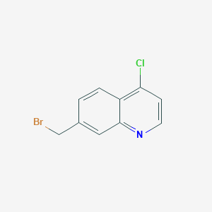 molecular formula C10H7BrClN B8405864 7-Bromomethyl-4-chloroquinoline 