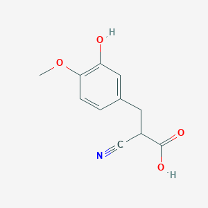 alpha-Cyano-3-hydroxy-4-methoxydihydrocinnamic acid
