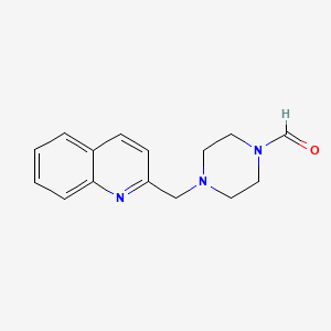 1-Formyl-4-(2-quinolylmethyl)piperazine