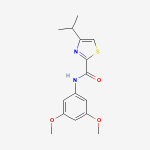N-(3,5-dimethoxy-phenyl)-4-isopropylthiazole-2-carboxamide