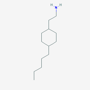 molecular formula C13H27N B8405904 2-(4-Pentylcyclohexyl)ethylamine 