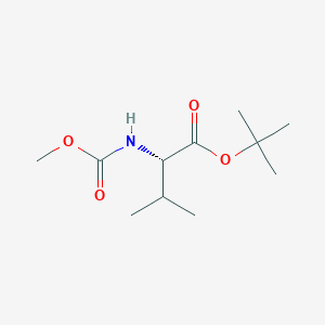 (S)-tert-butyl 2-(methoxycarbonylamino)-3-methylbutanoate