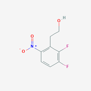 molecular formula C8H7F2NO3 B8405979 3,4-Difluoro-2-(2-hydroxyethyl)nitrobenzene 