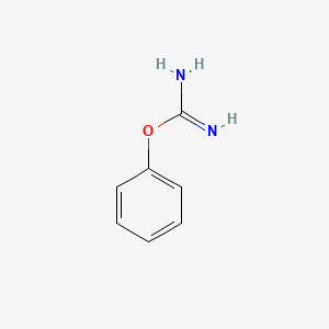 molecular formula C7H8N2O B8405981 O-phenylisourea 